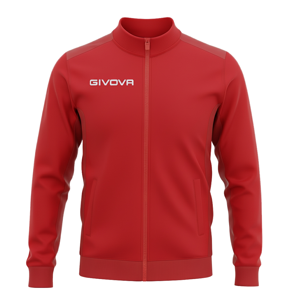 Олімпійка на блискавці Givova GIACCA REVOLUTION MA036 червоний