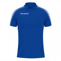 Поло Givova Polo Club PK02  синій/білий