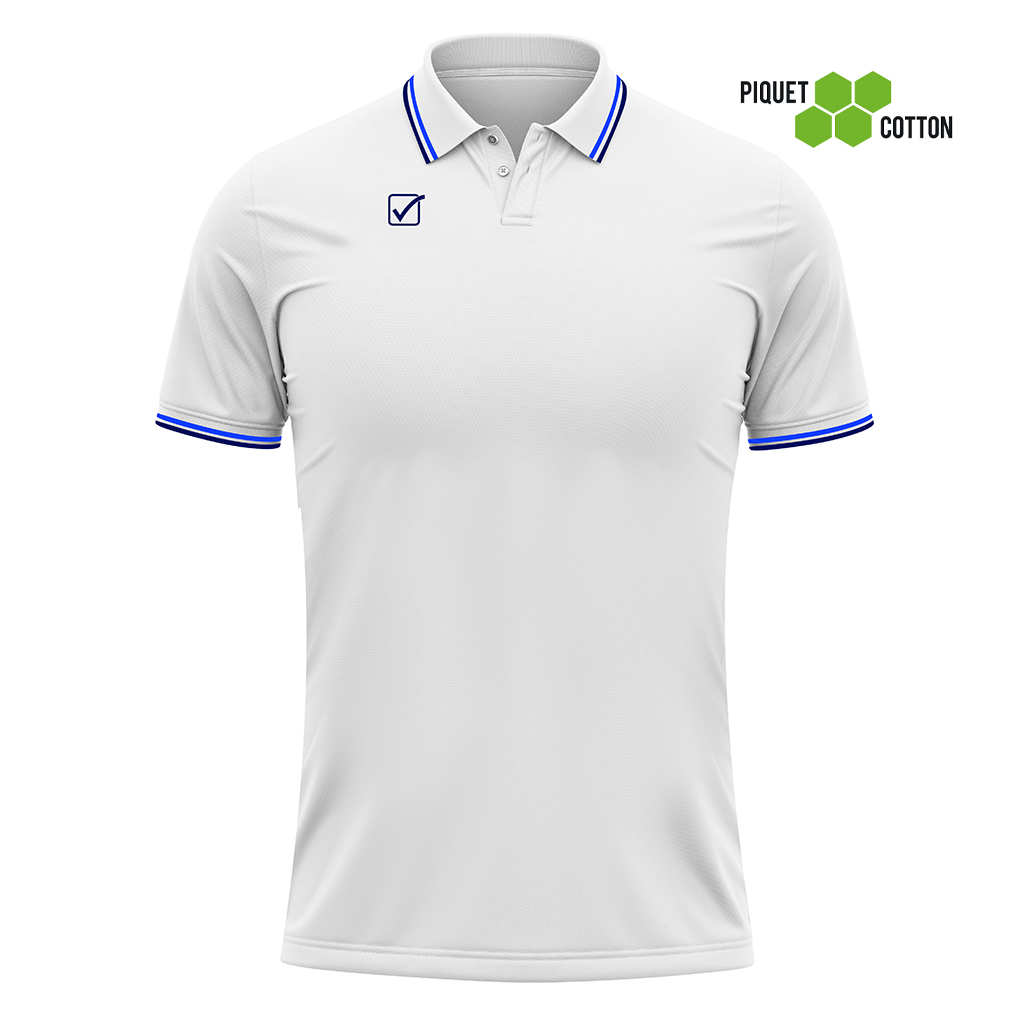 Поло Givova POLO COTONE PIQUET ACTION MA026 белый/синий