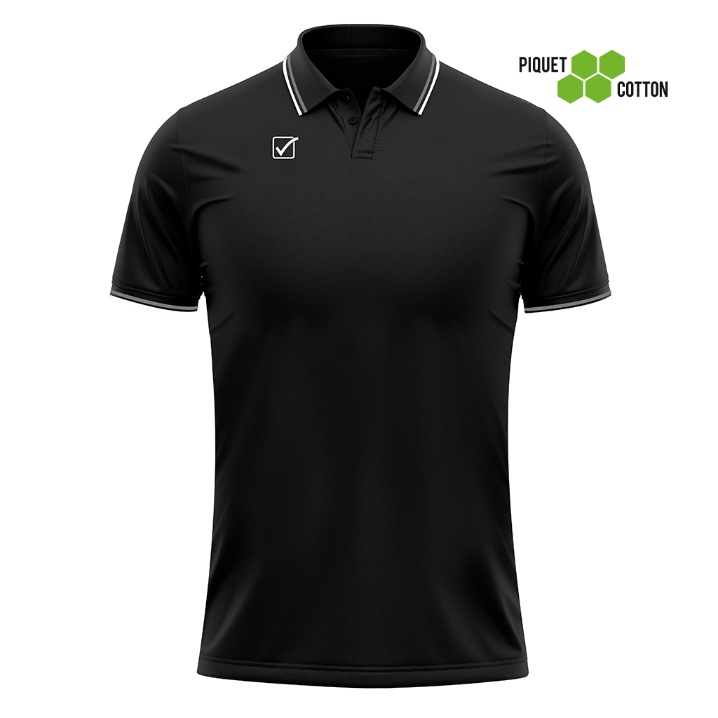 Поло Givova POLO COTONE PIQUET ACTION MA026 черный/белый