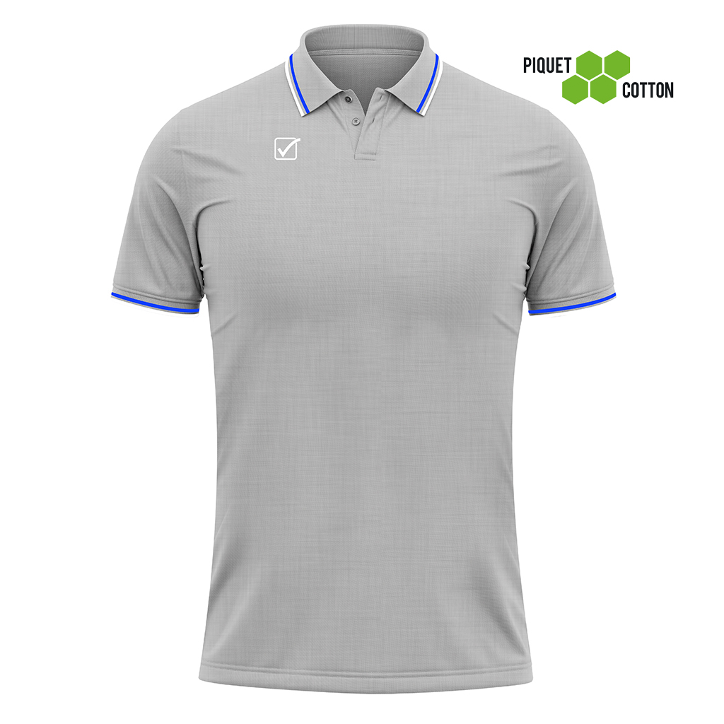 Поло Givova POLO COTONE PIQUET ACTION MA026 серый/белый