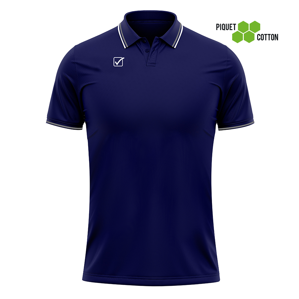 Поло Givova POLO COTONE PIQUET ACTION MA026 темно-синий/белый