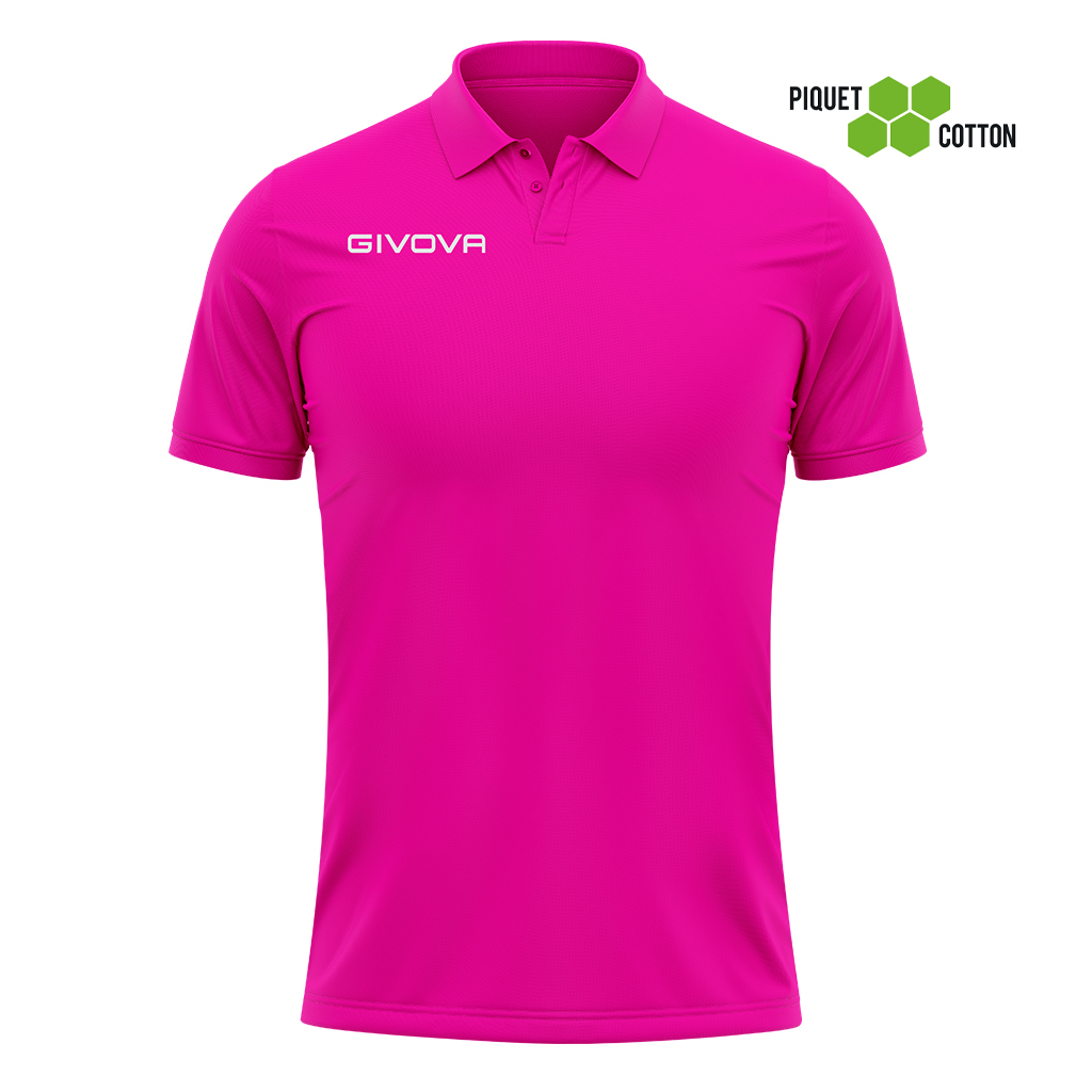 Поло Givova POLO COTONE PIQUET SUMMER MA005 фуксия