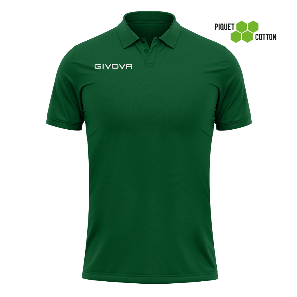 Поло Givova POLO COTONE PIQUET SUMMER MA005 зеленый