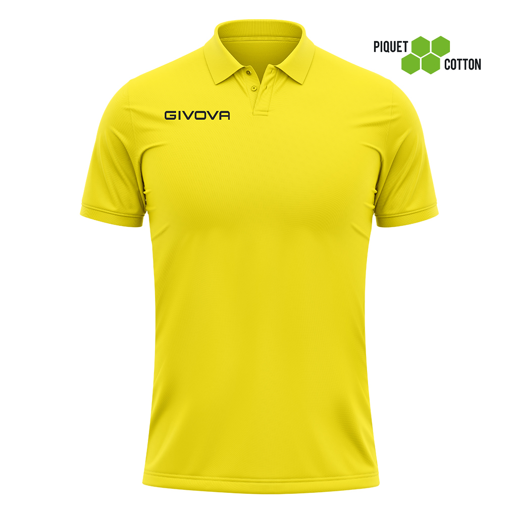 Поло Givova POLO COTONE PIQUET SUMMER MA005 желтый