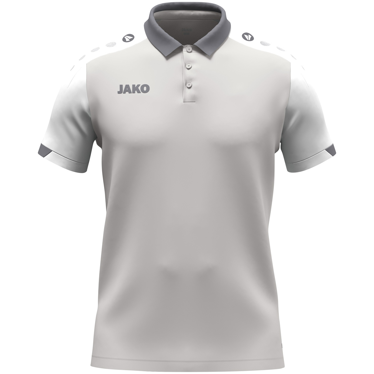 Поло JAKO POLO DYNAMIC 6370  сірий/білий