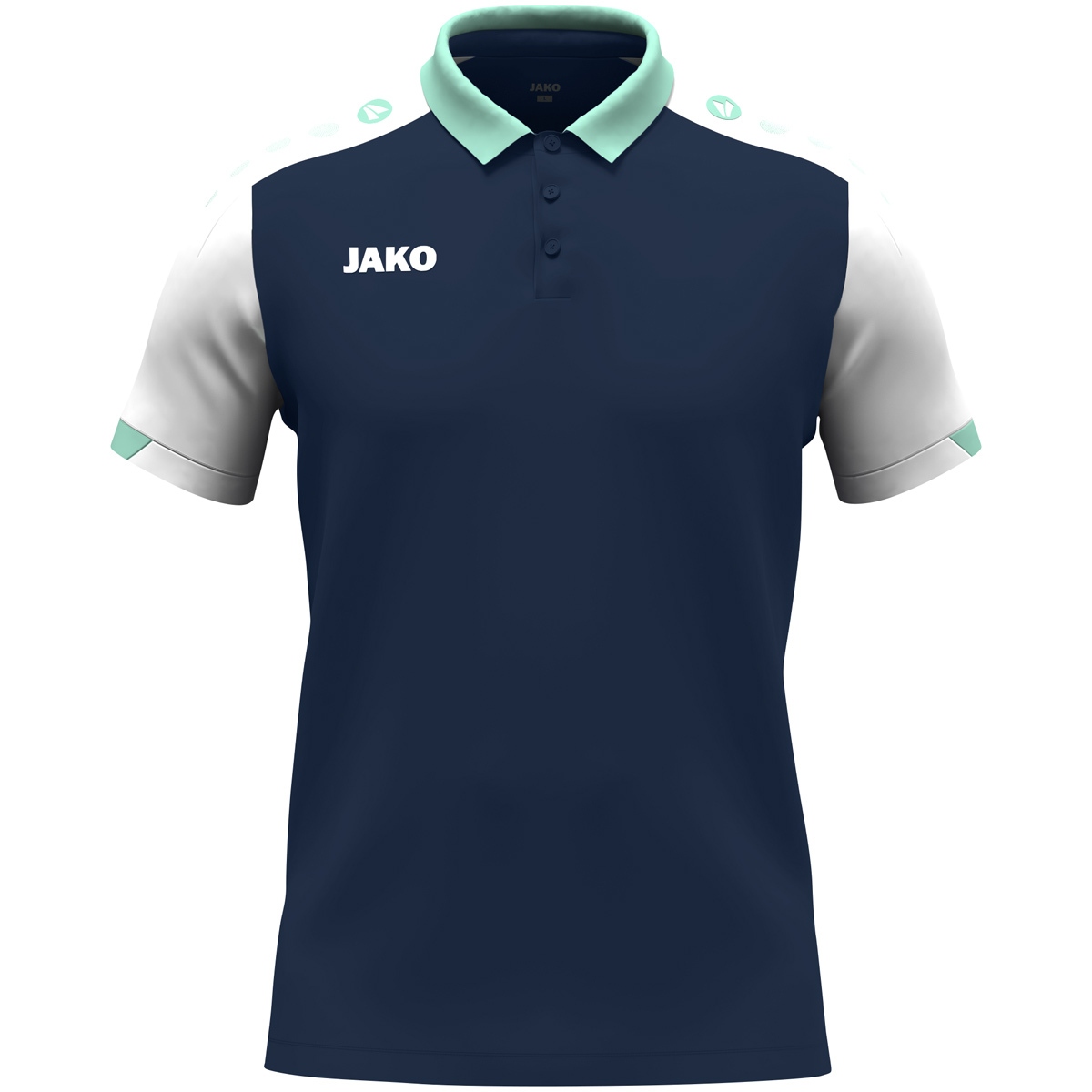 Поло JAKO POLO DYNAMIC 6370  темно-синій/білий