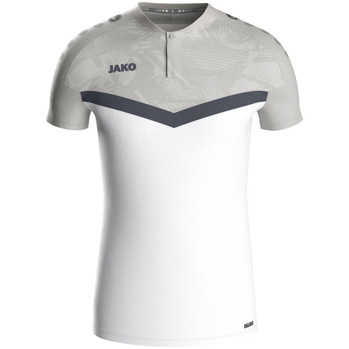 Поло Jako POLO ICONIC 6324  белый/серый