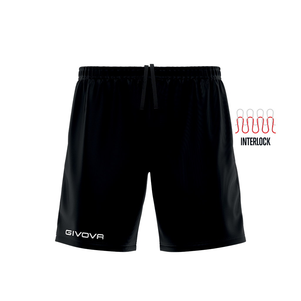 Шорти Givova CAPO INTERLOCK P018 чорний