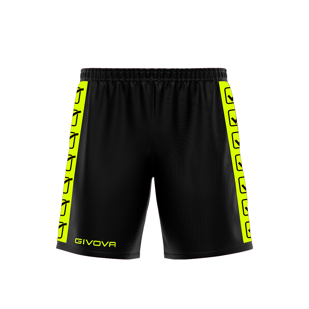Шорти Givova PANTALONCINO POLY BAND BA03 салатовий/чорний