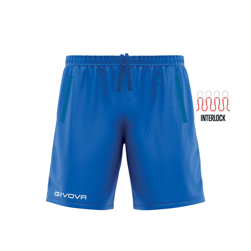 Шорты Givova POCKET INTERLOCK PS02 синий