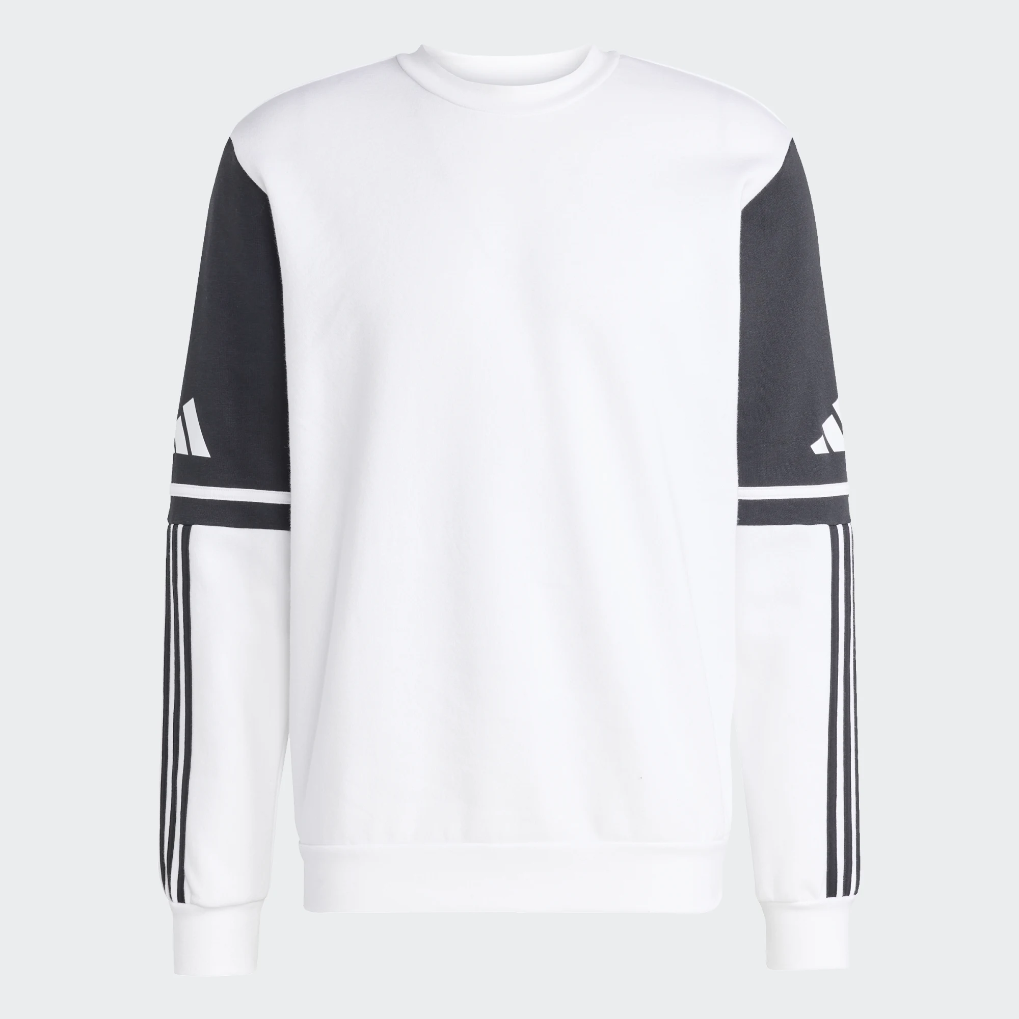 Спортивная кофта Adidas Squadra 25 Sweat Crew белый/черный