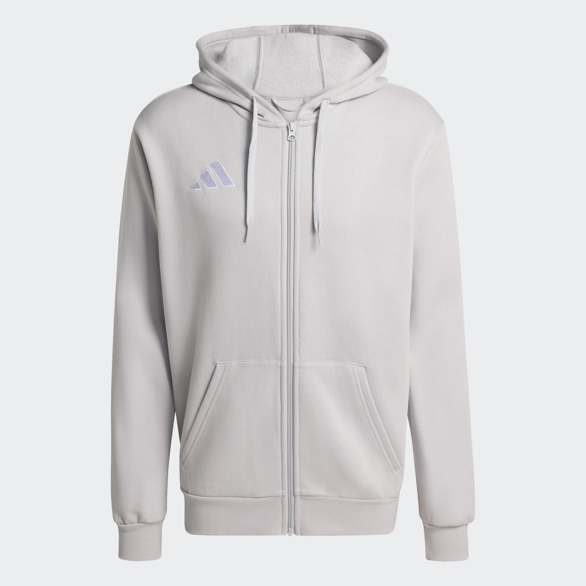 Спортивна худі на блискавці Adidas Entrada 26 Full Zip Hoodie сірий