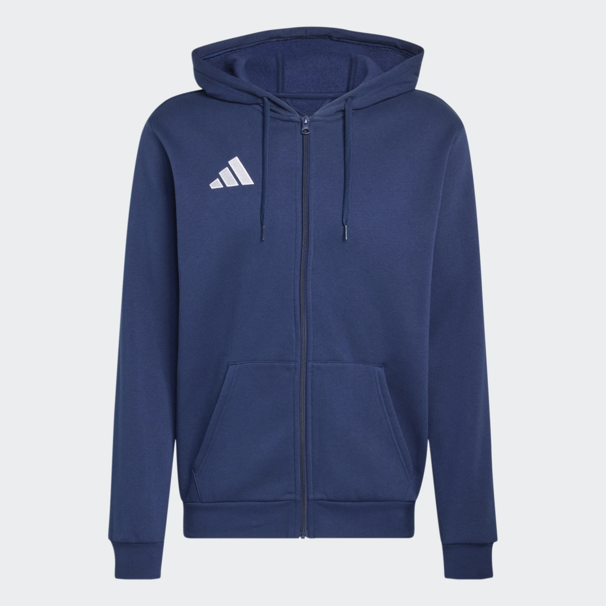 Спортивна худі на блискавці Adidas Entrada 26 Full Zip Hoodie темно-синій