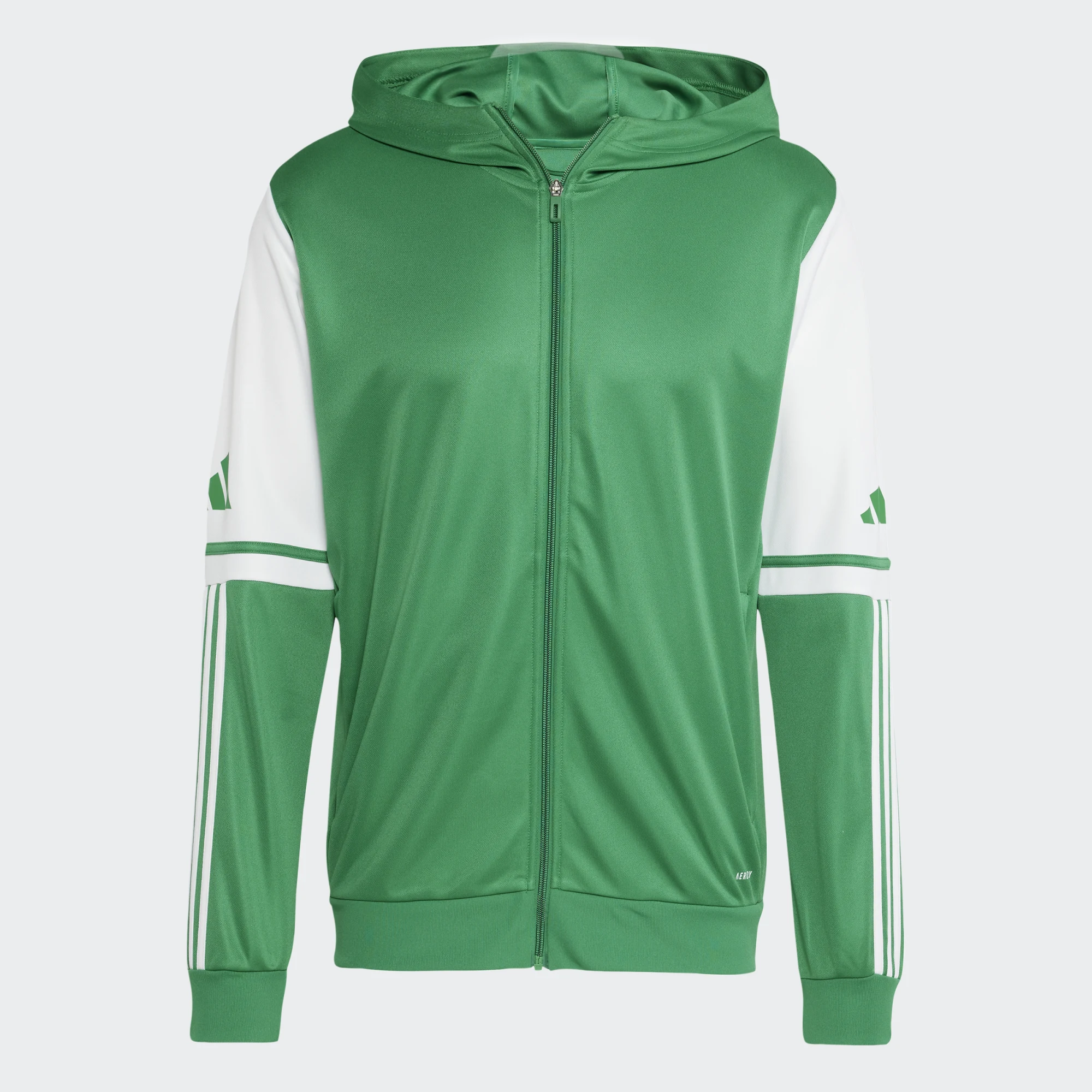 Спортивна худі на блискавці Adidas Squadra 25 Hoodie зелений/білий