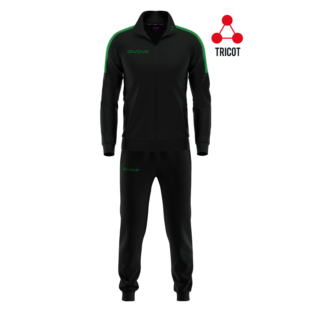 Спортивный костюм Givova TUTA REVOLUTION TRIACETATO TR033 черный