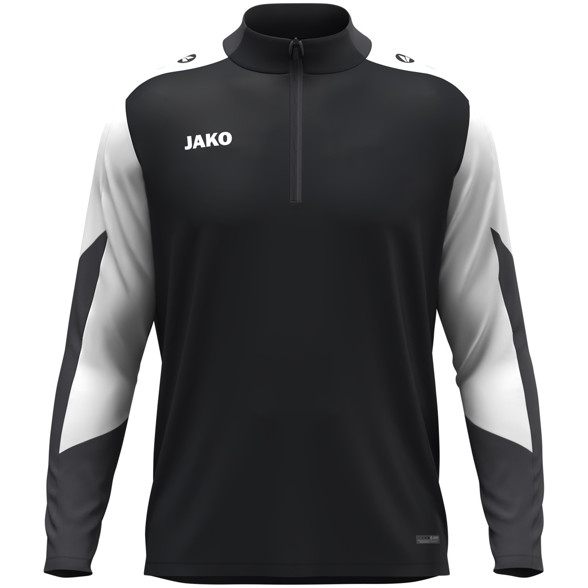 Спортивний реглан Jako ZIPTOP DYNAMIC 8670  чорний/білий