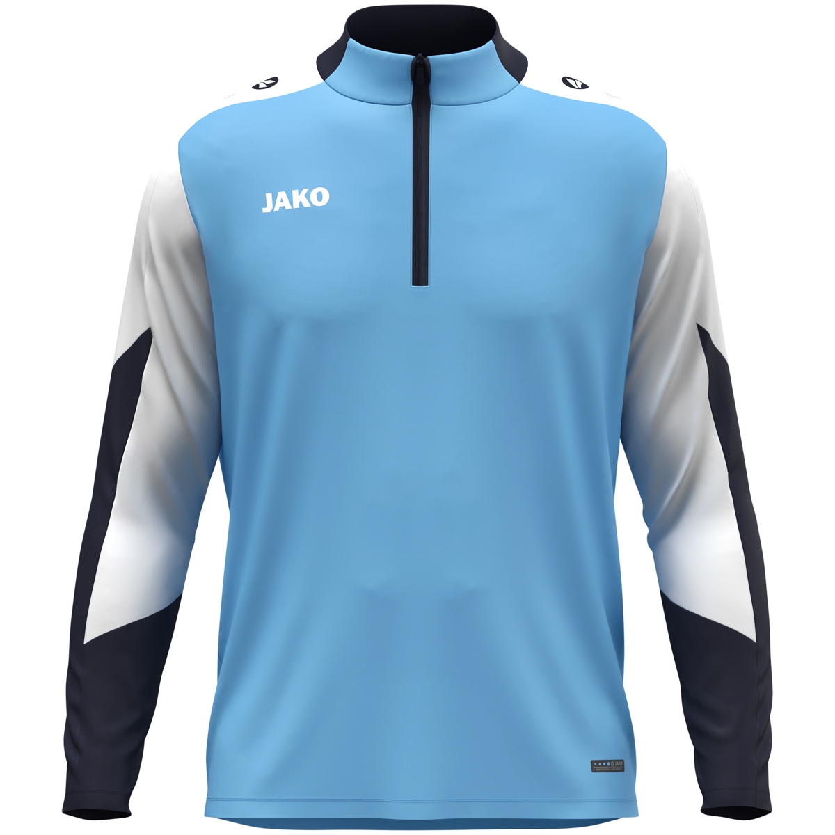 Спортивний реглан Jako ZIPTOP DYNAMIC 8670  голубий/білий