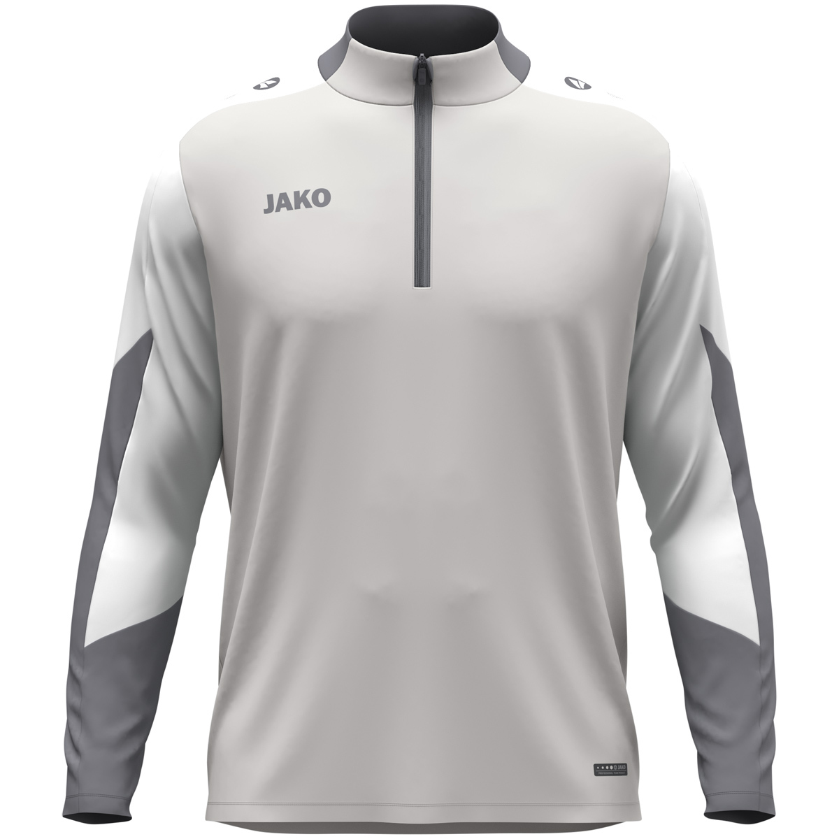 Спортивний реглан Jako ZIPTOP DYNAMIC 8670  сірий/білий