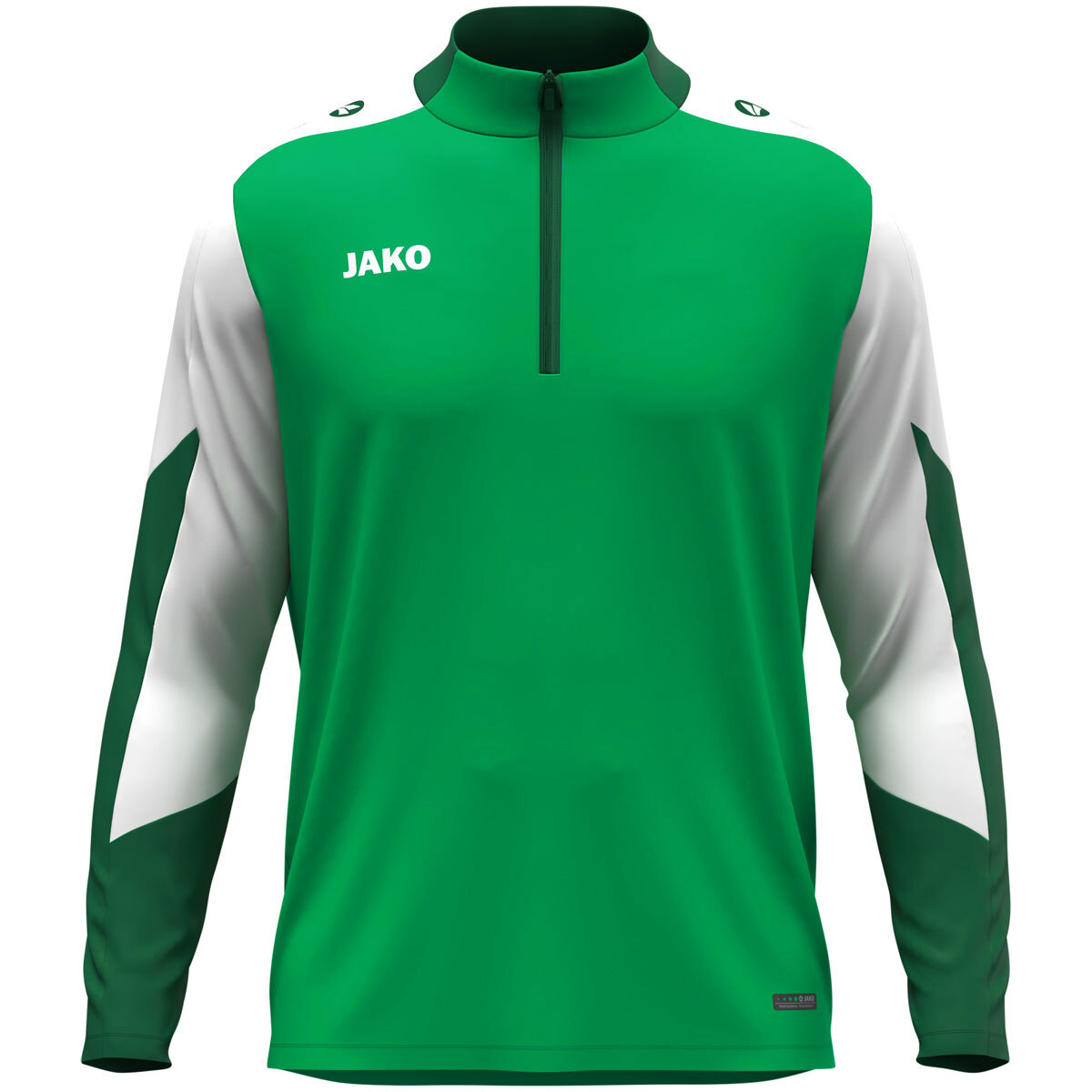 Спортивний реглан Jako ZIPTOP DYNAMIC 8670  зелений/білий