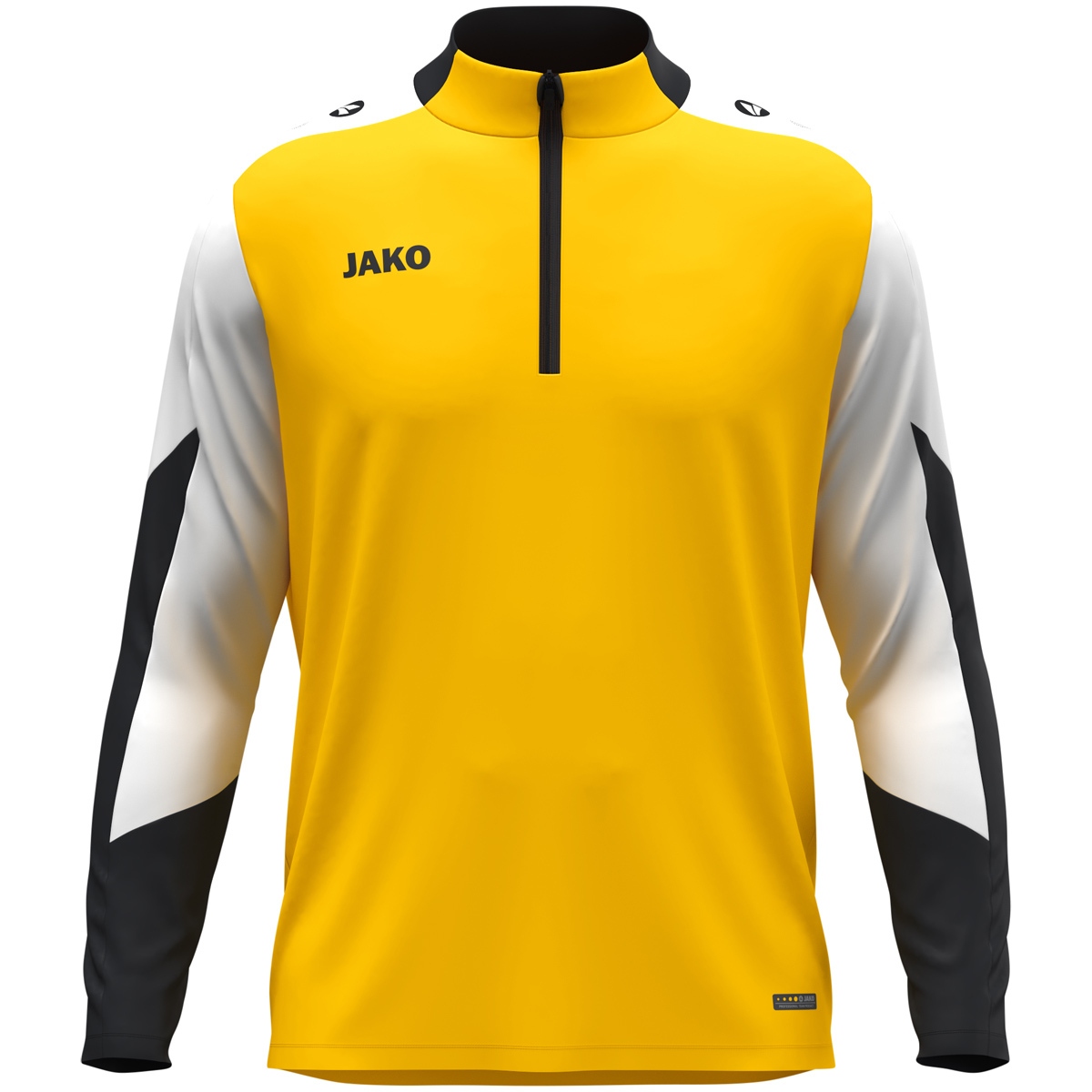Спортивний реглан Jako ZIPTOP DYNAMIC 8670  жовтий/білий