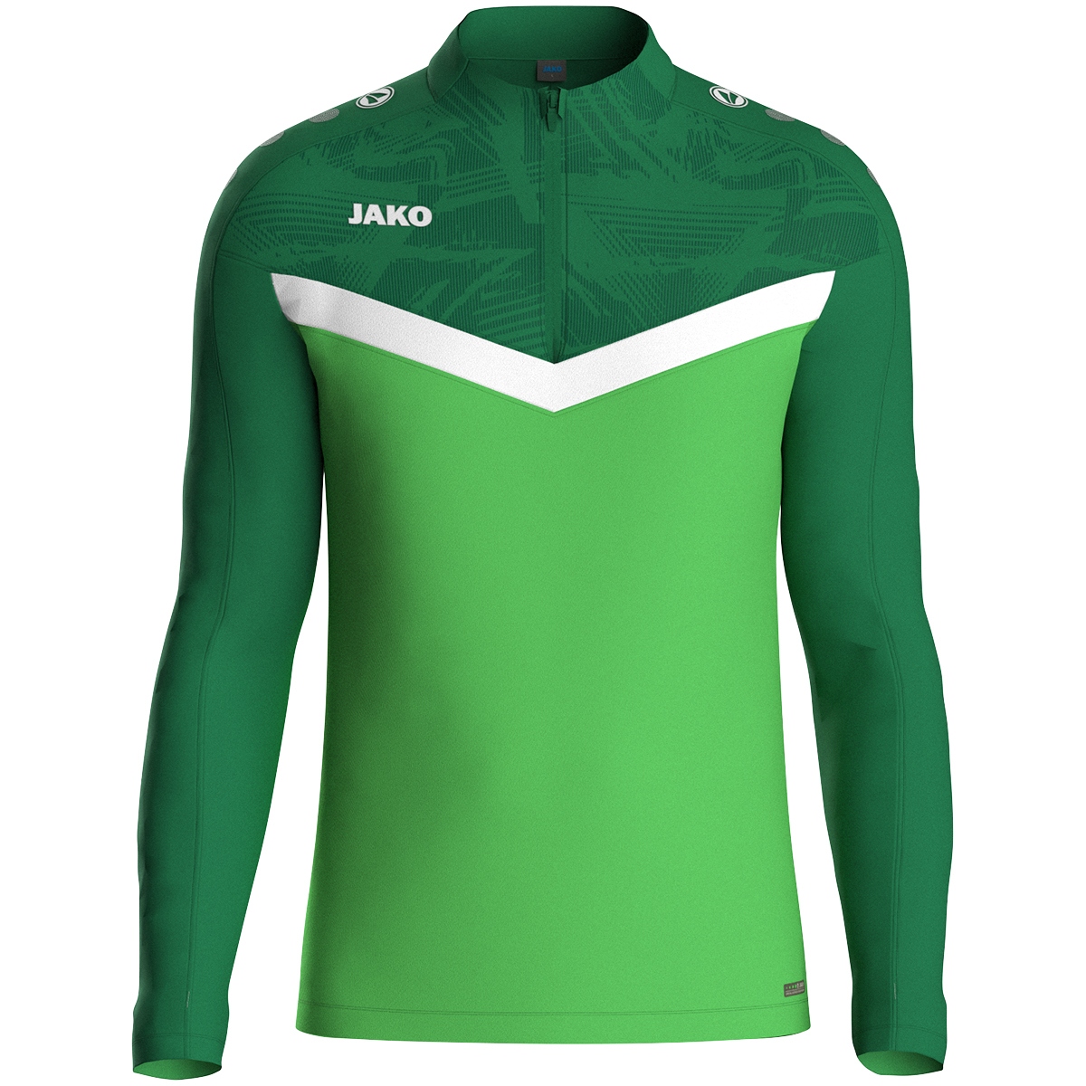 Спортивний реглан Jako ZIPTOP ICONIC 8624 салатовий/зелений