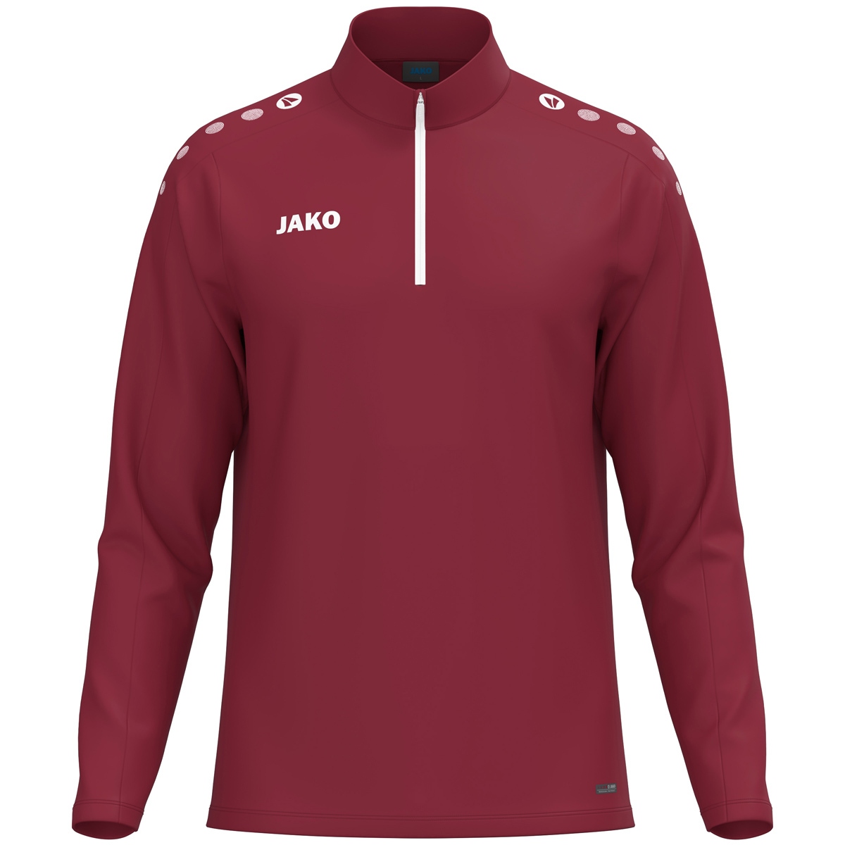  Спортивний реглан Jako ZIPTOP ONE 8600 бордовий