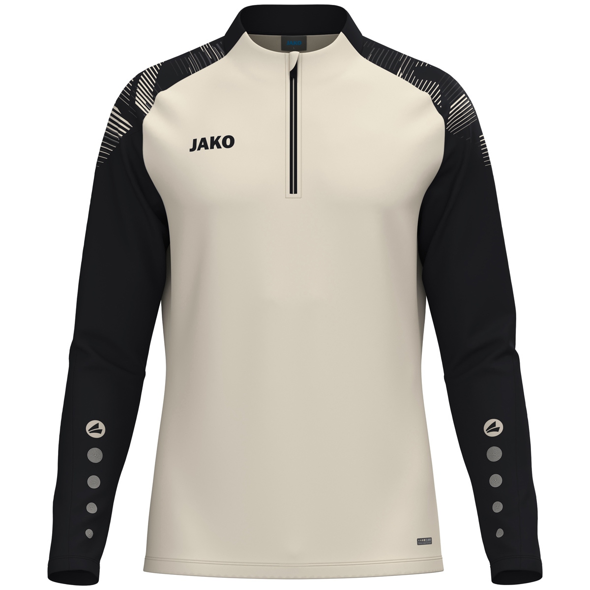 Спортивний реглан Jako ZIPTOP SONIC 8626 білий/чорний