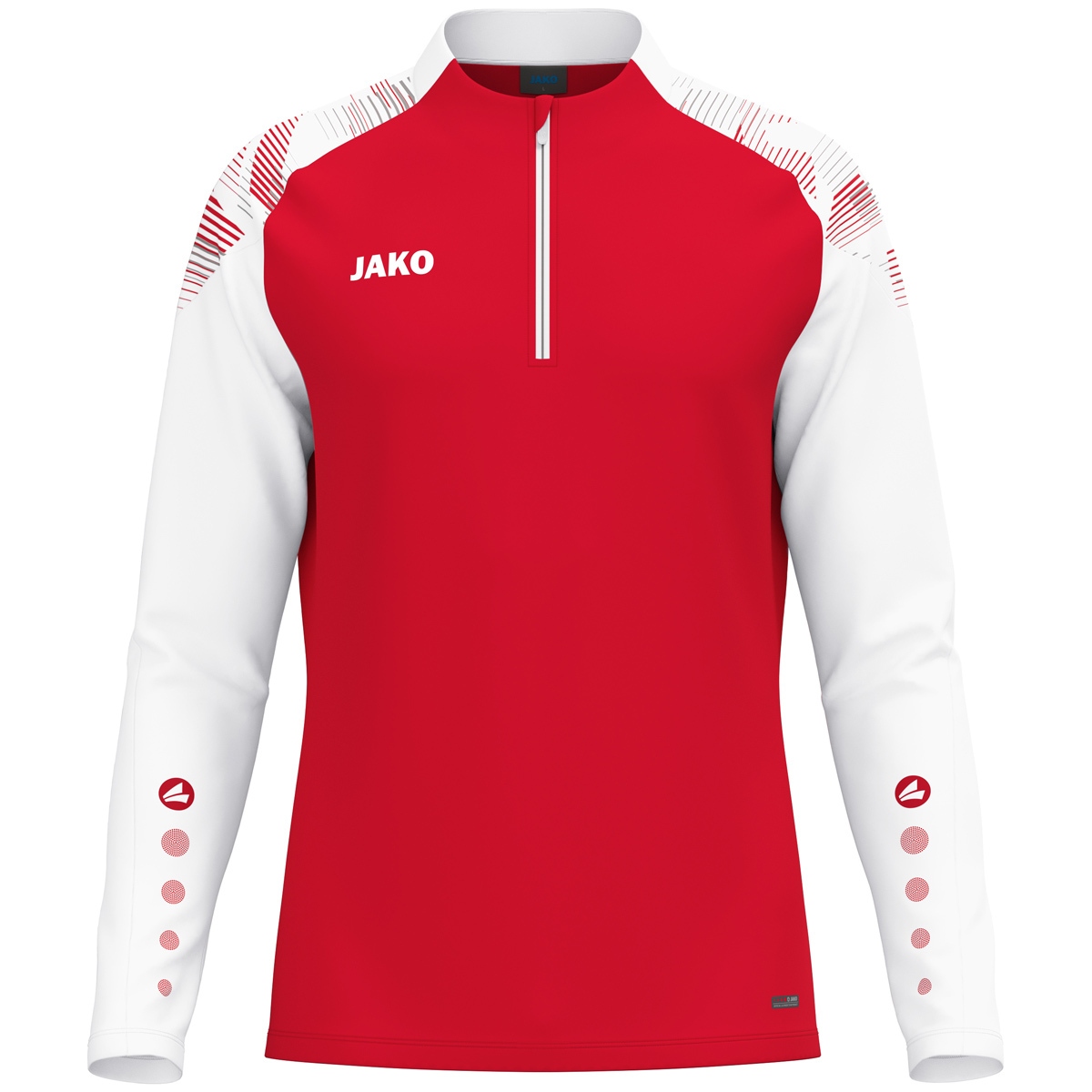 Спортивний реглан Jako ZIPTOP SONIC 8626 червоний/білий