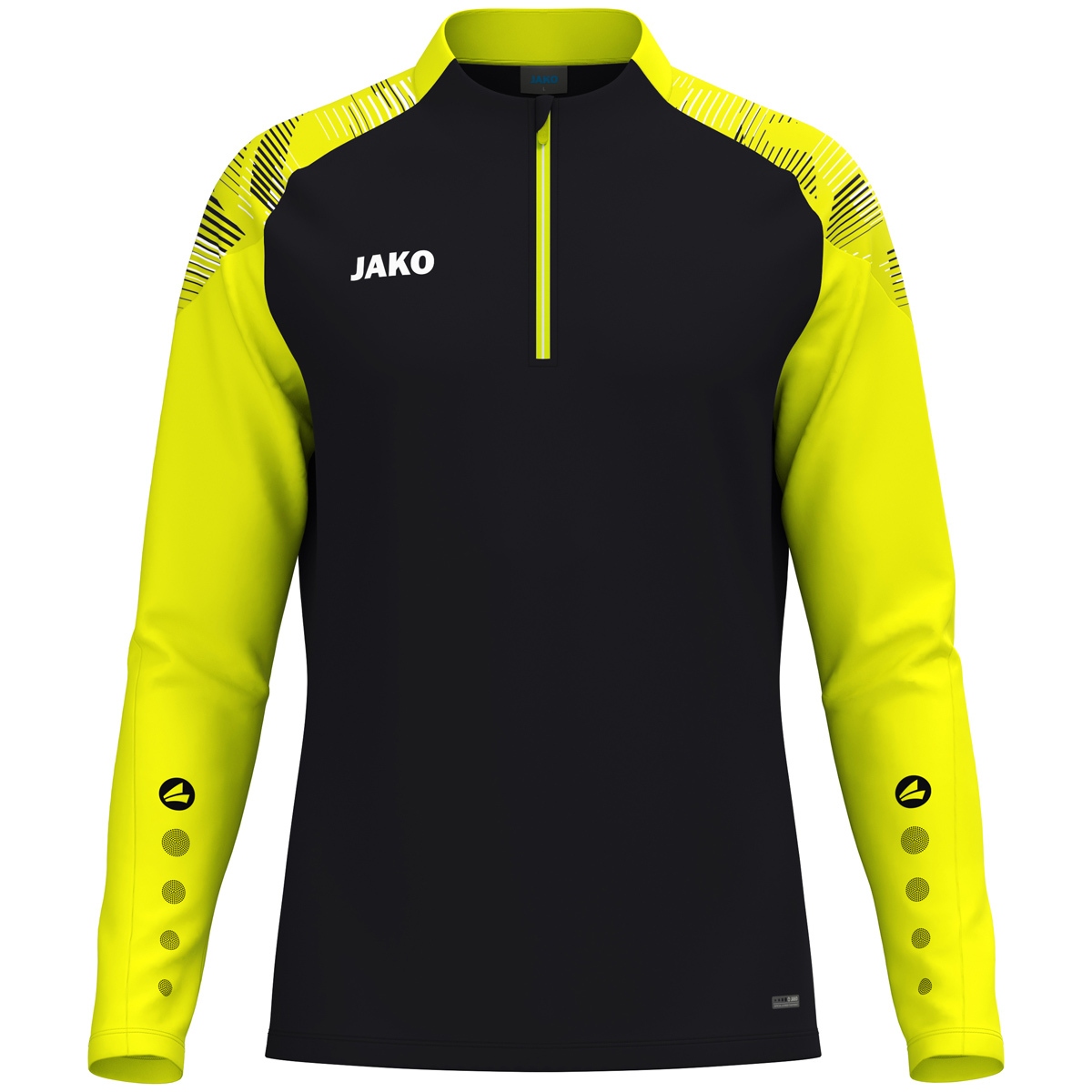 Спортивний реглан Jako ZIPTOP SONIC 8626 чорний/салатовий