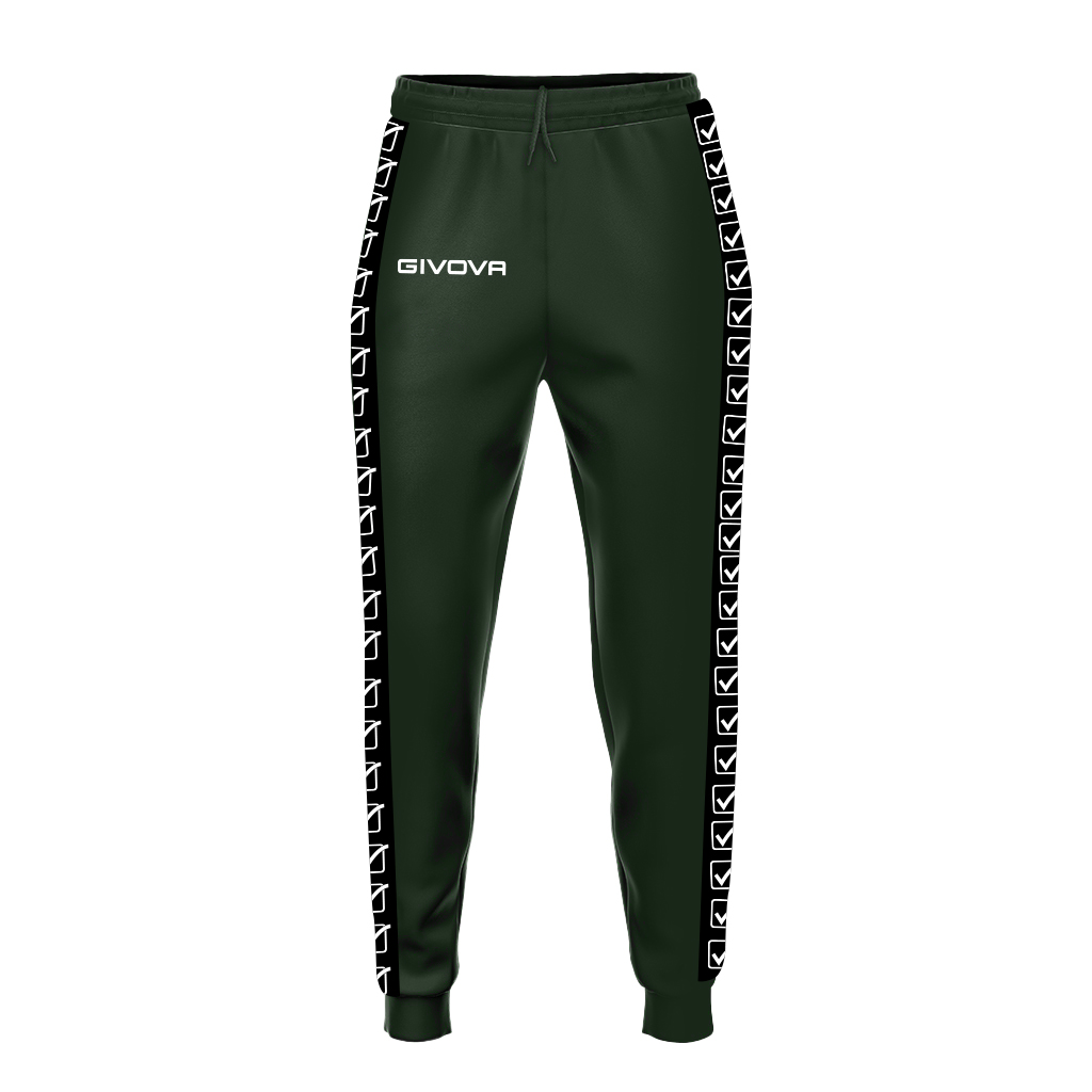 Брюки спортивные Givova PANTALONE TRICOT BAND BA09 темно-зеленый