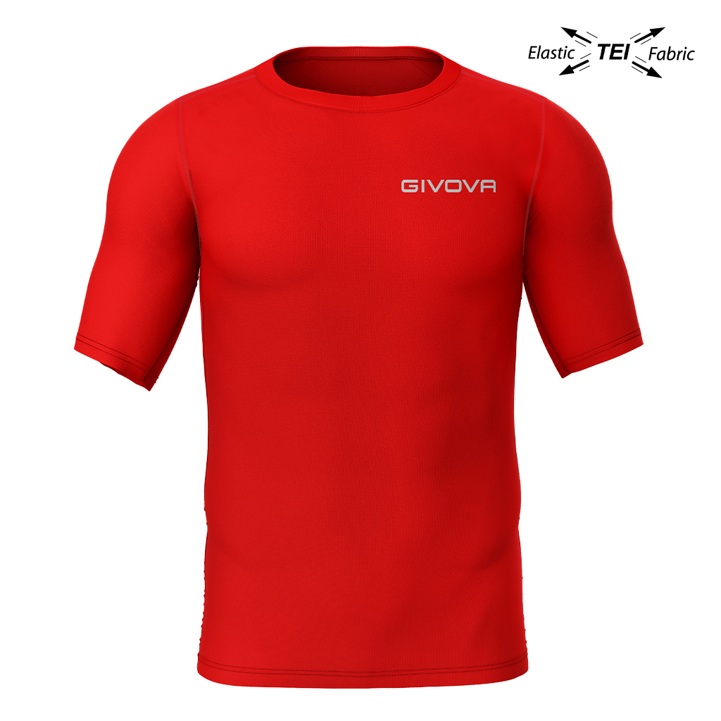Термофутболка GIVOVA CORPUS 2 MAGLIA INTIMA ELASTICA M/C MAE011 червоний