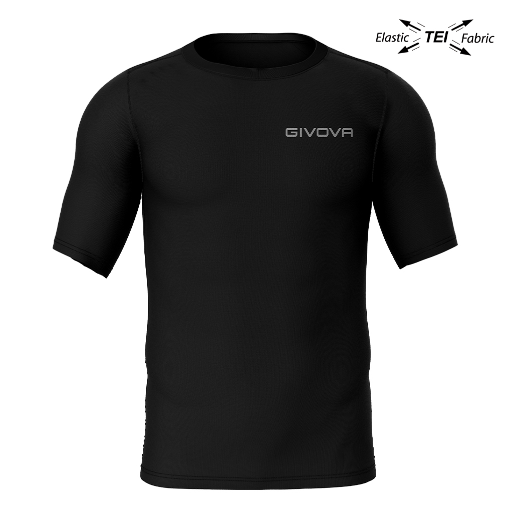 Термофутболка GIVOVA CORPUS 2 MAGLIA INTIMA ELASTICA M/C MAE011 чорний