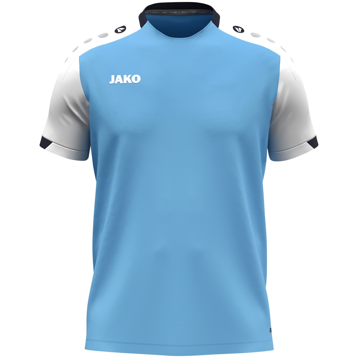 Тренировочная футболка JAKO T-SHIRT DYNAMIC 6170 голубой/белый