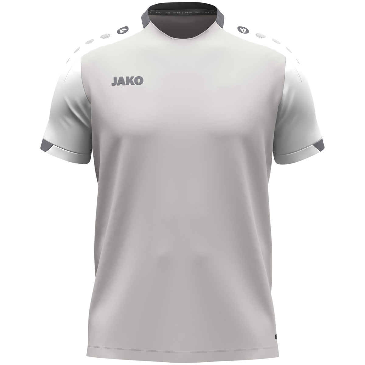 Тренировочная футболка JAKO T-SHIRT DYNAMIC 6170 серый/белый