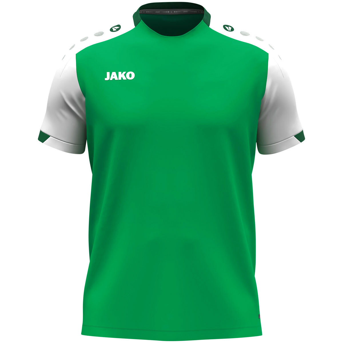 Тренировочная футболка JAKO T-SHIRT DYNAMIC 6170 зеленый/белый