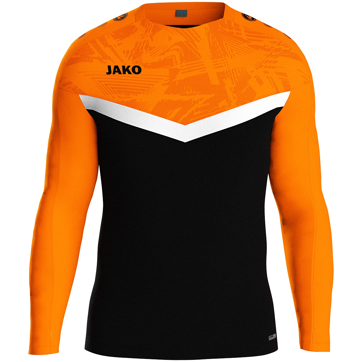 Тренировочная кофта Jako ICONIC 8824 оранжевый/черный