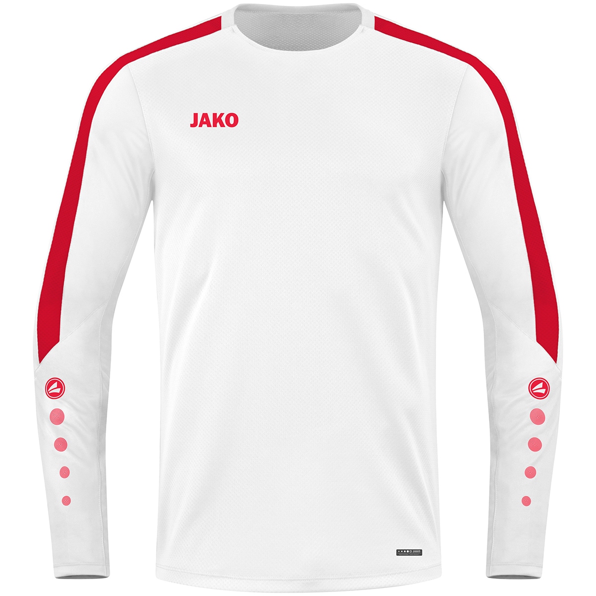 Тренировочная кофта Jako POWER 8823 белый/красный