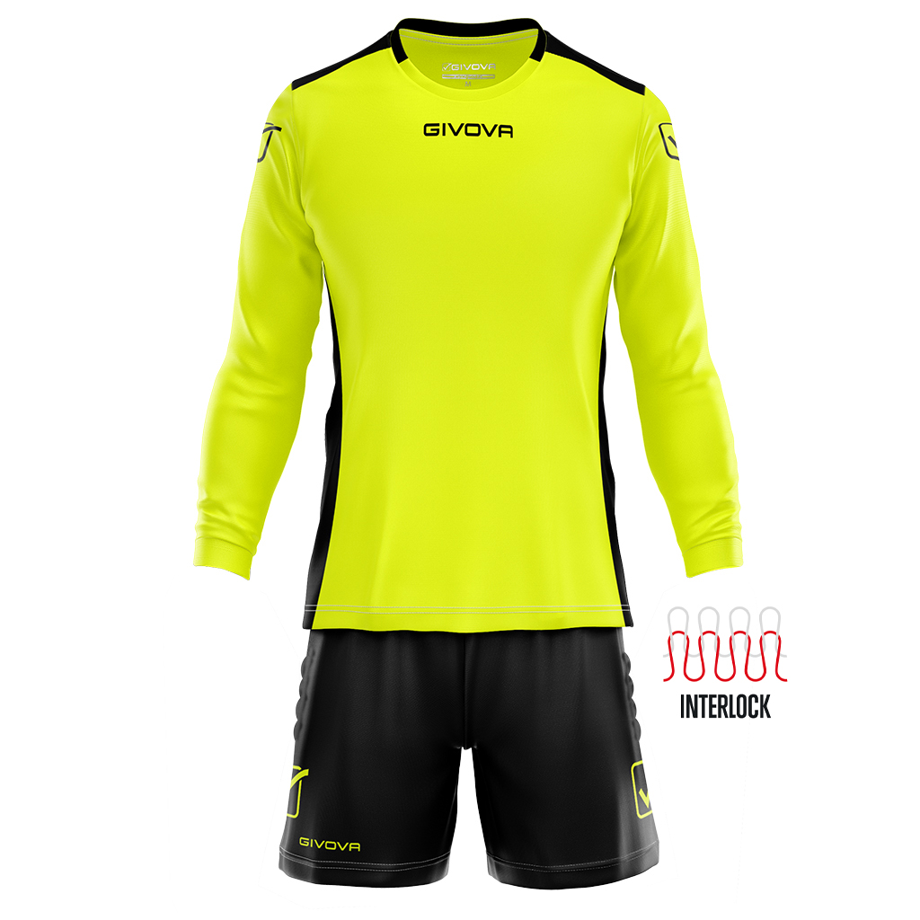 Воротарська форма Givova KIT PORTIERE HYGUANA KITP009 салатовий/чорний