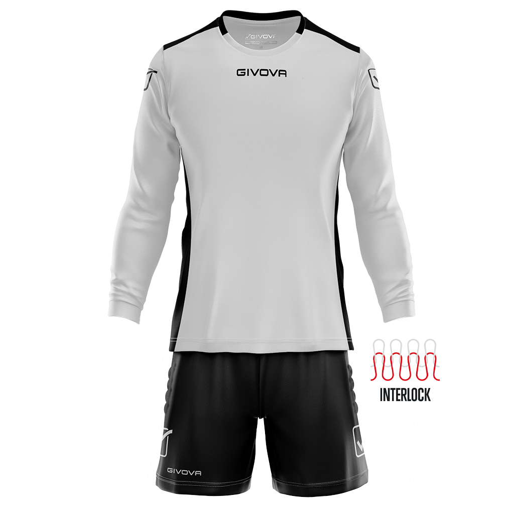 Воротарська форма Givova KIT PORTIERE HYGUANA KITP009 сірий/чорний