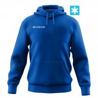Худі Givova Felpa Con Cappuccio New MA012 синій